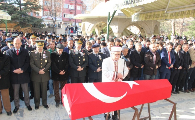 Kazada hayatını kaybeden komando son yolculuğuna uğurlandı