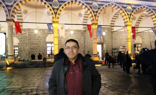 Teröristlerin yakıp yıktığı Kurşunlu Camii ibadete açıldı