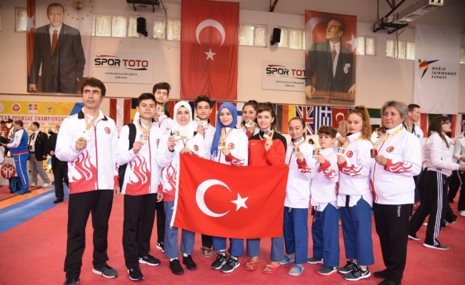 Avrupa Taekwondo Şampiyonası’na 8 madalyalı başlangıç