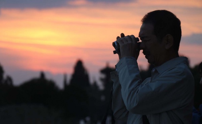 "Beyaz cennet"te gün batımı turistleri mest etti