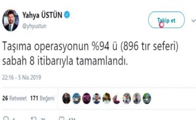 Büyük Göç"ün yüzde 94’ü tamamlandı