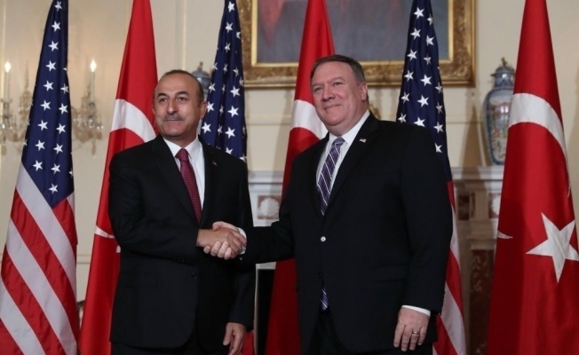 Çavuşoğlu, Pompeo ile görüştü