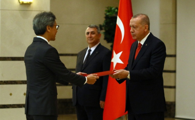 Cumhurbaşkanı Erdoğan, Singapur Büyükelçisini kabul etti