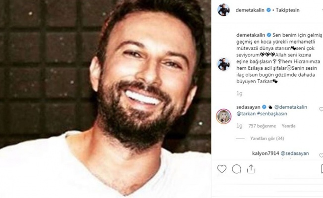 Demet Akalın, megastar Tarkan hayranlarını korkuttu