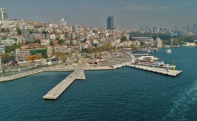 İlk etabı hizmete açılan proje havadan görüntülendi