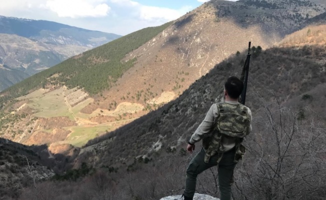 Jandarma dağı, taşı arıyor