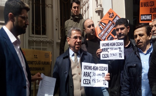 Köprü mağdurları cezaları protesto etti