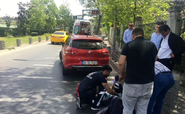 Yola fırlayan yaşlı adam ölümden döndü