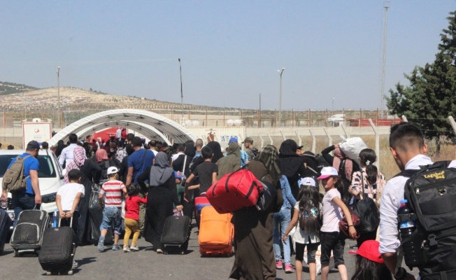 13 bin Suriyeli bayram için memleketine gitti