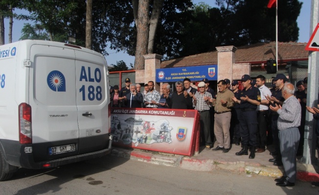 Antalya’da jandarmanın acı kaybı