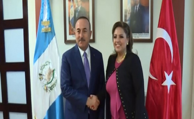 Bakan Çavuşoğlu, Guatemalalı mevkidaşı Polanco ile görüştü