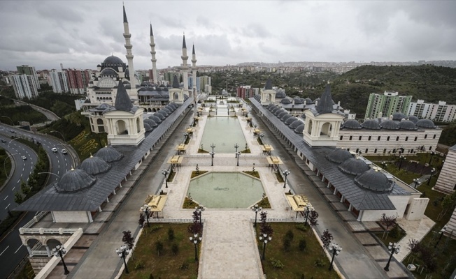 Başkentin üçüncü büyük camisinin resmi açılışı yarın yapılacak