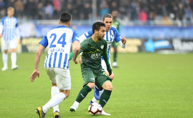 Bursaspor hayatta kalma maçlarını kazanamadı