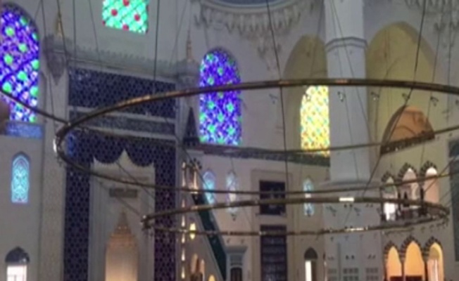 Büyük Çamlıca Camii’ne Ramazan arifesinde yoğun ilgi 