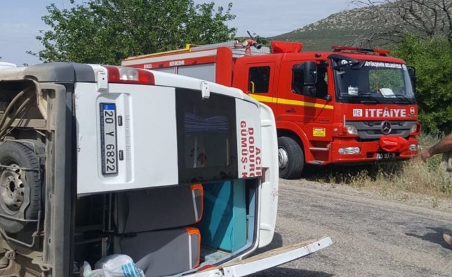 Denizli’de trafik kazası:7 yaralı