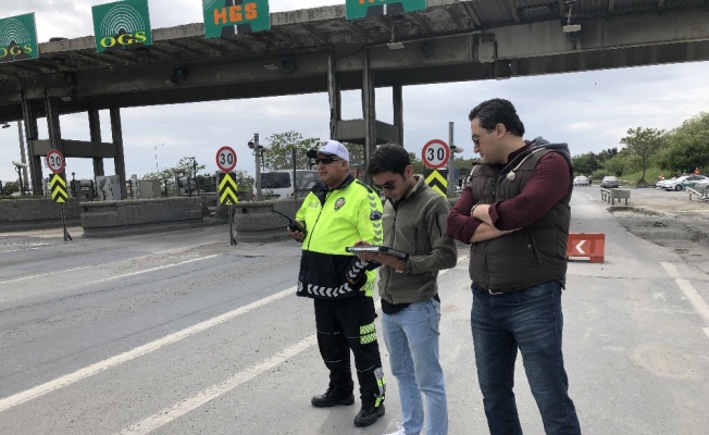 İstanbul trafiğinde drone ile denetim