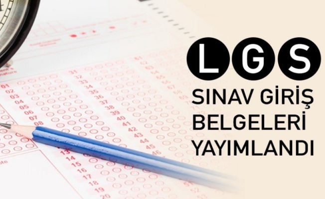 LGS için giriş belgeleri yayımlandı