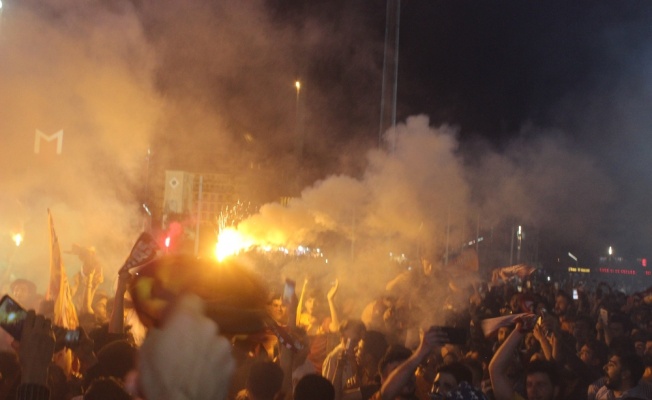 Taksim’de şampiyonluk coşkusu