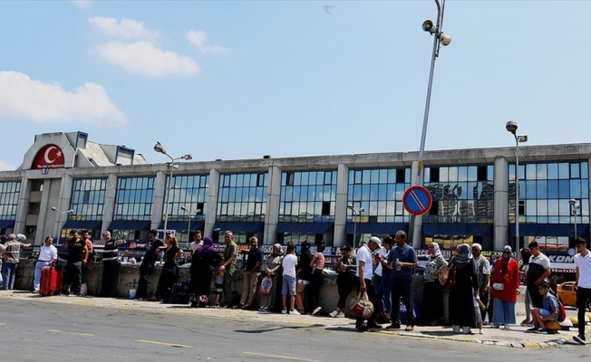 15 Temmuz Demokrasi Otogarı'nda yoğunluk