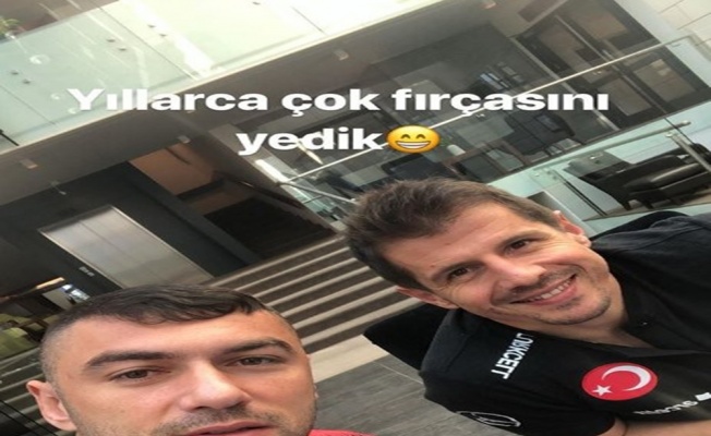 Burak Yılmaz’dan esprili ’fırça’ paylaşımı