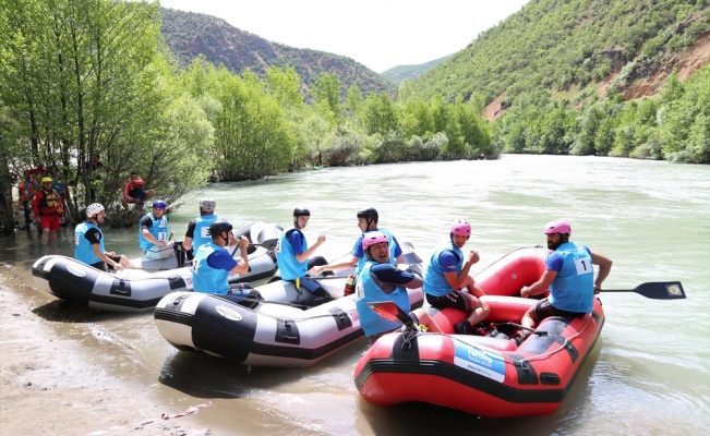 Dünya Rafting Şampiyonası heyecanı, Tunceli’de başladı