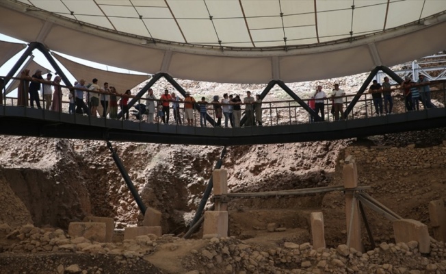 Göbeklitepe'ye bayramda ziyaretçi akını