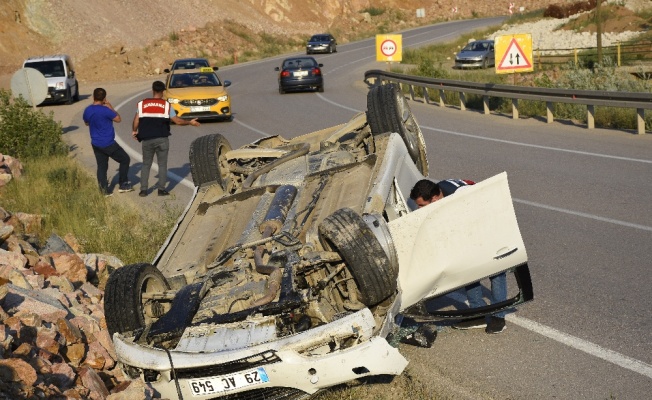 Gümüşhane’de 2 ayrı trafik kazası: 4 yaralı