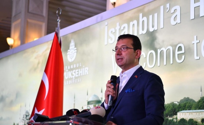 İBB Başkanı İmamoğlu mesaiye başladı