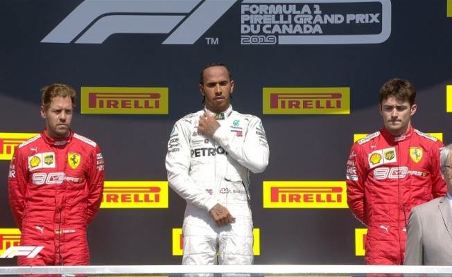 Kanada GP’sinde kazanan Lewis Hamilton