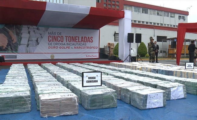 Peru’da 5 ton kokain ele geçirildi