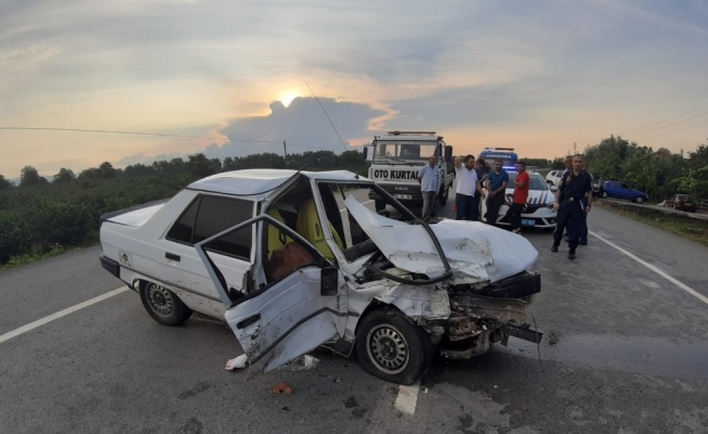 Samsun’da trafik kazası: 3 yaralı