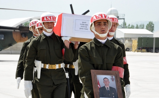 Şehit Öz memleketine uğurlandı