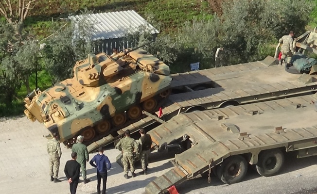 Sınır birliklerine tank sevkiyatı