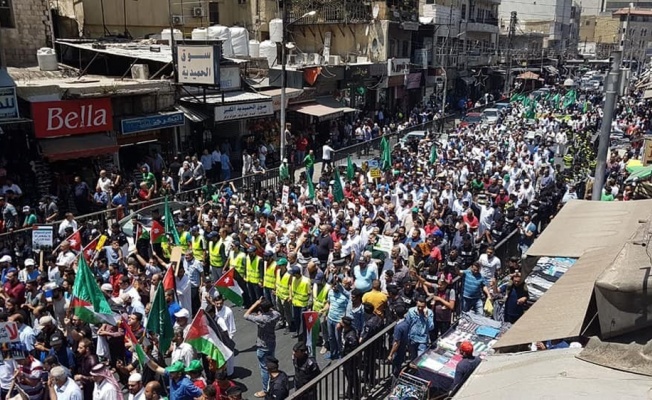 Ürdün halkı “Yüzyılın Anlaşması” planını protesto etti