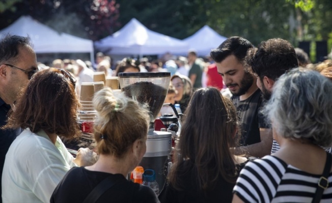 Ankara'da kahve tutkunları festivalde buluştu