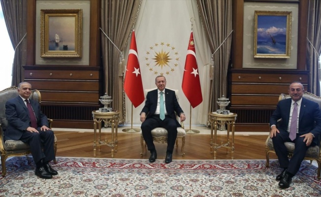 Cumhurbaşkanı Erdoğan Irak heyetini kabul etti