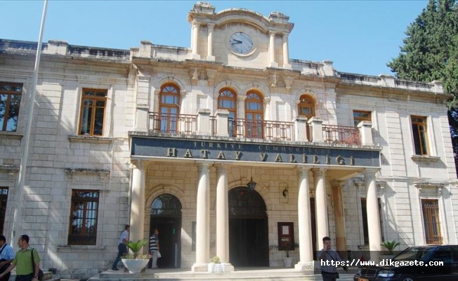 Hatay Valiliğinden açıklama