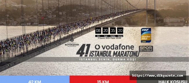 Vodafone 41. İstanbul Maratonu kayıtları başladı