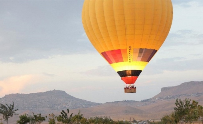 Mardin semalarında balon turu keyfi