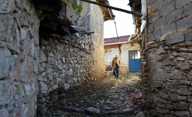 Hasta eşinin ve 'kimsesiz' köyünün bekçisi oldu