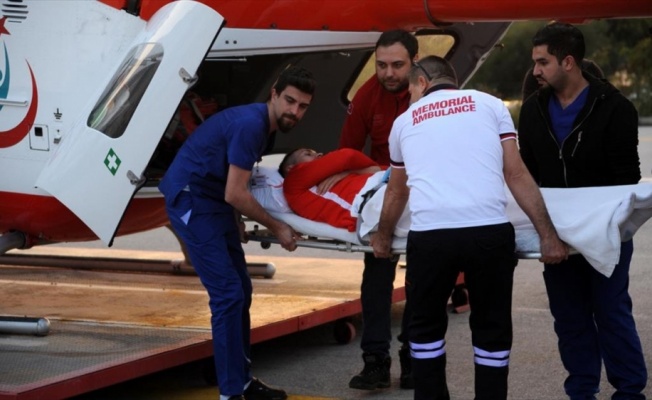 Antalyasporlu Jahovic ambulans helikopterle Antalya'ya getirildi