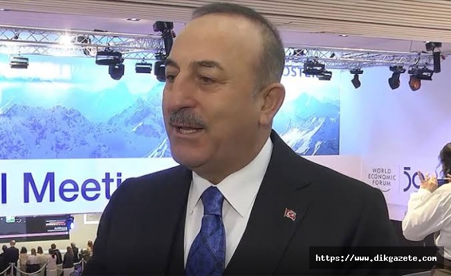 Dışişleri Bakanı Mevlüt Çavuşoğlu'ndan Davos değerlendirmesi