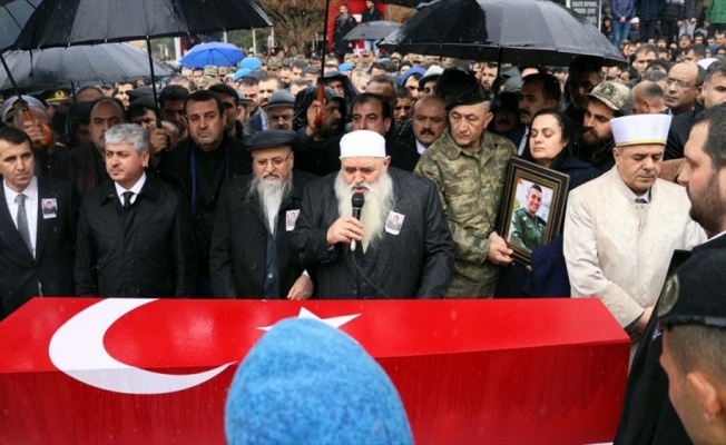 İdlib şehidi Teğmen Fırıncıoğulları son yolculuğuna uğurlandı