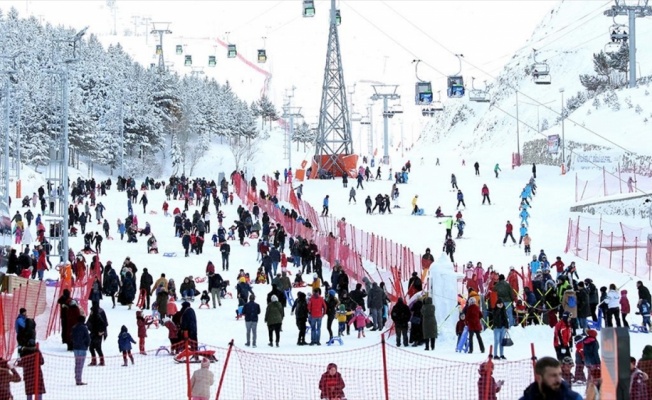 'Kış turizminin gözdesi' Erzurum 1 milyonluk hedefi aştı