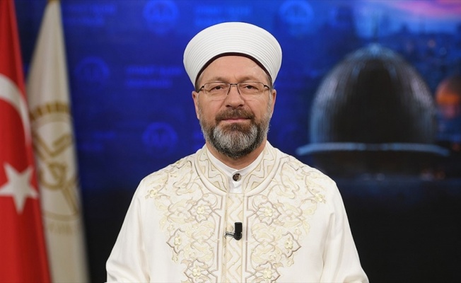 Diyanet İşleri Başkanı Erbaş'tan Miraç Gecesi mesajı