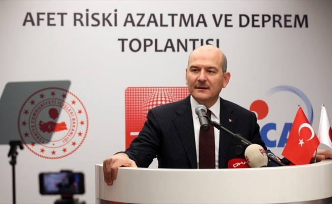 İçişleri Bakanı Soylu: Doğal afetleri üç ana başlıkta toparlamaya çalışıyoruz