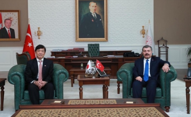 Sağlık Bakanı Koca, Japonya'nın Ankara Büyükelçisi ile koronavirüsü görüştü