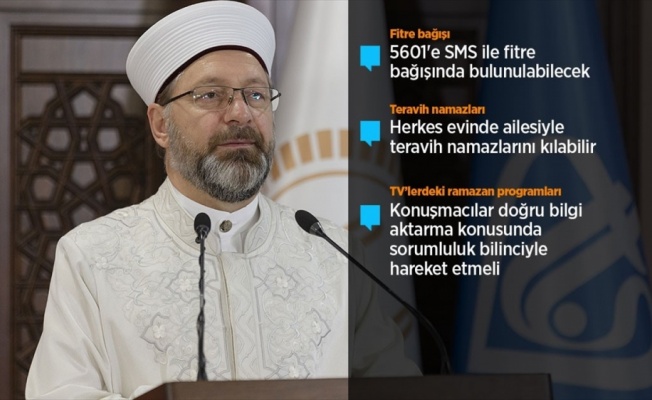 Diyanet İşleri Başkanı Erbaş&#039;tan &#039;kan bağışı&#039; çağrısı