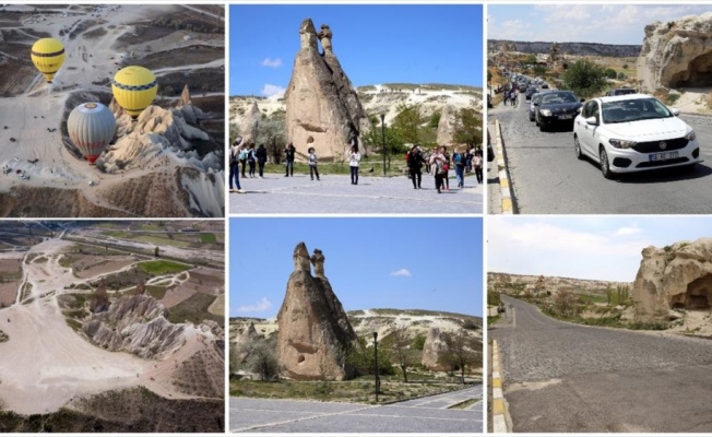 Kapadokya'da rekor yılın ardından Kovid-19 sessizliği