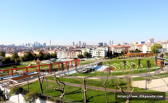 Bağcılar'daki park ve bahçelerde tek kişilik bank dönemi başladı